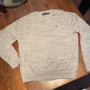 polo grey crew neck sweater. Brand new